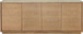 One - Modern Coastal Four Door Sideboard - White Oak