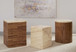 One - Square Onyx End Table - White