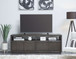 Oxford - Solid Wood 74" Media Console - Basalt Gray
