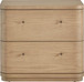 Penny - Two Drawer White Ash Nightstand - Buff Cream