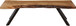 Reese - Live Edge Solid Wood Metal Leg Dining Bench - Natural Acacia
