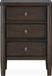 Rockport - Three Drawer Small Nightstand - Yin