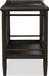 Rockport - Two Shelf Rolling Bar Cart - Yin