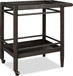 Rockport - Two Shelf Rolling Bar Cart - Yin