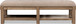 Roycroft - Wooden / Upholstered Bench - Harvest Wood