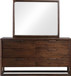 Sol - Six Drawer Acacia Wood Dresser - Brown Spice