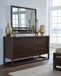 Sol - Six Drawer Acacia Wood Dresser - Brown Spice
