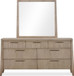 Sumire - Seven Drawer Ash Wood Dresser - Ginger