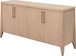 Sumire - Four Door Ash Wood Sideboard - Ginger