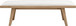 Sumire - Upholstered Bench - Ginger And Natural Linen