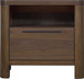 Totes - One Drawer Nightstand - English Walnut