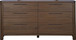Totes - Six Drawer Dresser - English Walnut