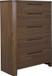Totes - Five Drawer Chest - English Walnut