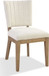 Sumner - Channel Back Upholstered Dining Chair (Set of 2) - Natural