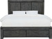 Meadow - Solid Wood Footboard Storage Bed