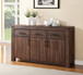 Meadow - Solid Wood Three Drawer Three Door Sideboard