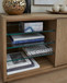 One - Coastal Modern TV Console - Bisque