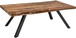 Reese - Live Edge Solid Wood Metal Leg Table