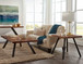 Reese - Live Edge Solid Wood Metal Leg Table