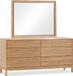 Tanner - Six Drawer Ash Wood Dresser