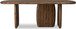 Xolani - Rectangular Acacia Wood Pedestal Table - Impala