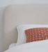 Virgil Off-White - Upholstered Platform Bed