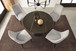 Winston - Stone Top Metal Base Round Dining Table