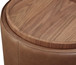 Yeal - Leather Upholstered Storage Table With Wooden Top