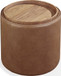 Yeal - Leather Upholstered Storage Table With Wooden Top