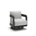 Salina Bay - Swivel Lounge With Cushion - Black / Gray
