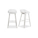 Piazza - Outdoor Barstool (Set of 2) - White