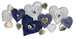 47x23 Metal Wall Decor - Blue