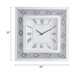 Sonia - Wall Clock - Mirrored & Faux Agate