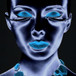 Tempered Glass With Foil - Neon Lashes - Blue