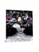 Temp Glass With Foil - Floral Lady Front - Dark Gray