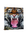 Temp Glass With Foil - Roaring Tiger - Orange