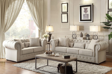 Savonburg Living Room Set in Fabric 8427 Homelegance KM