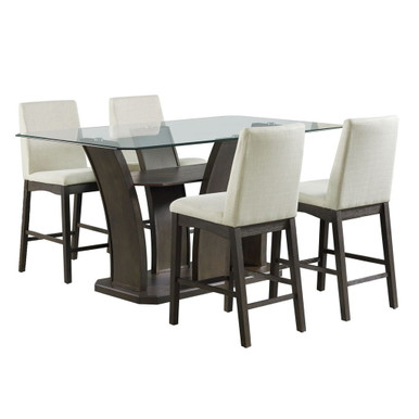 Dapper - Rectangular Counter Dining 5 Piece Set (Table And Four Chairs ...