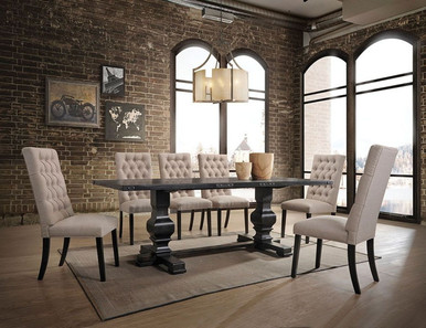Morland Vintage Black Dining Table main image 0