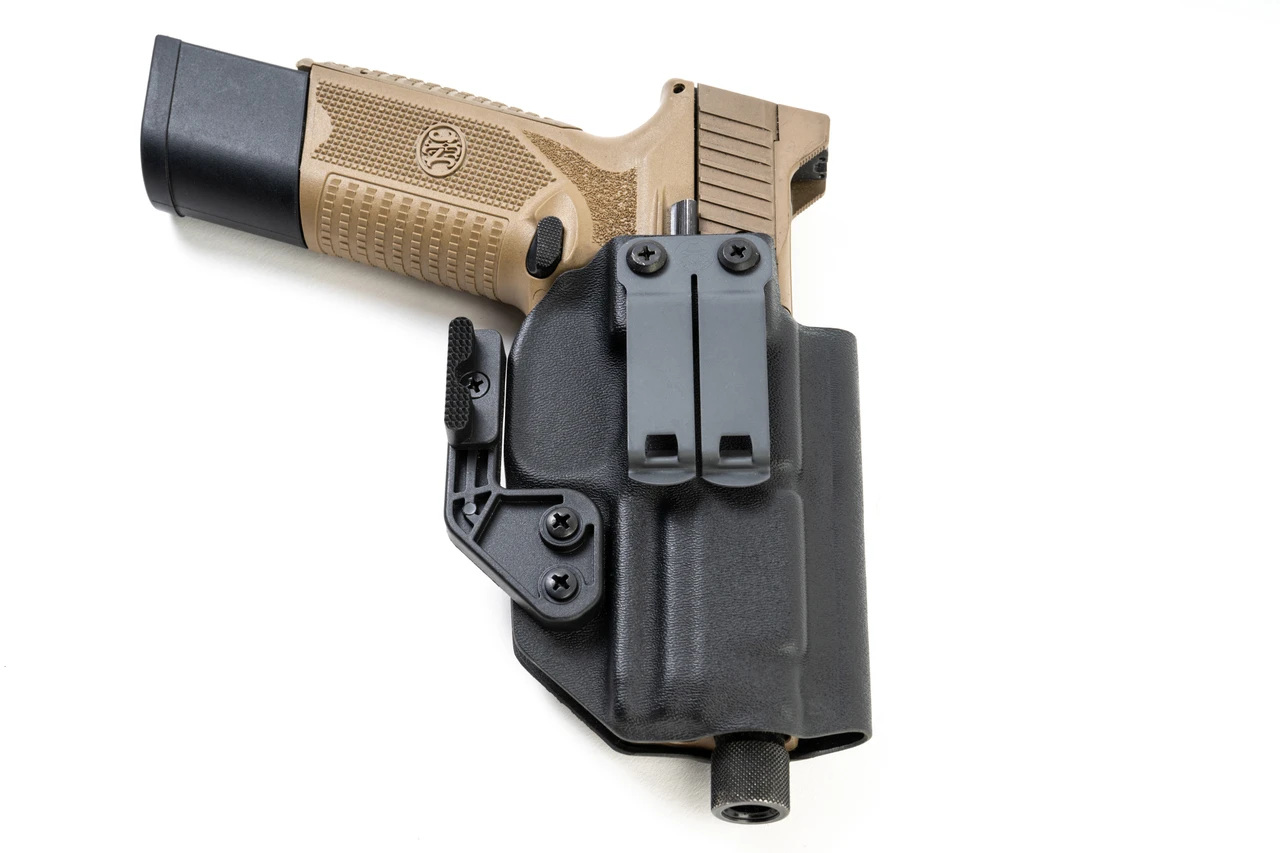 Fn Reflex Holster Genuine Leather Iwb Holster For F&N 509 Pistol With Light Fn Reflex Holster Genuine Leather Iwb Holster For F&N 509 Pistol With Light