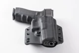 HK USP 45 OWB Holster, custom Kydex — rear view with belt loops