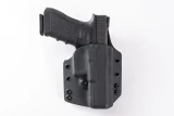 Shadow Systems CR920 OWB Holster, custom Kydex — rear view with belt loops