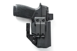  P365 X Macro IWB Holster - Quick Ship — rear view with belt clip 