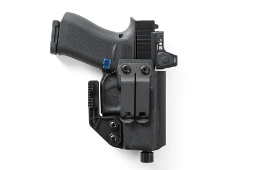 IWB Holster for Glock 43X — rear view with belt clip