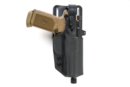 FN FNX 45 Tactical Level 2 Duty Holster, custom Kydex — side profile view
