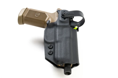 FN FNX 45 Tactical Level 2 Duty Holster, custom Kydex — belt loops and retention detail