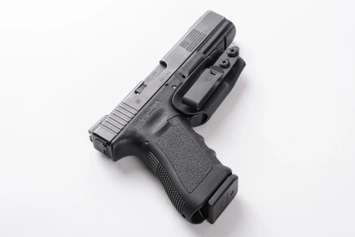 HK VP9SK Trigger Guard Holster Quick Ship — muzzle and sweat-guard detail