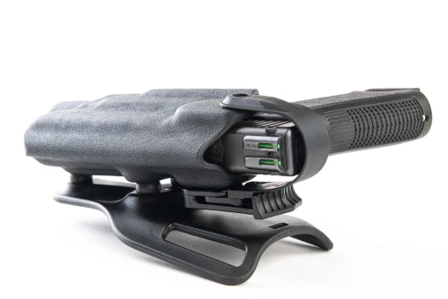Canik TP9 SA Level 2 duty holster in Kydex, belt-loop / mount detail