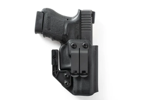 IWB Holster for Glock 26 - Quick Ship — rear view with belt clip