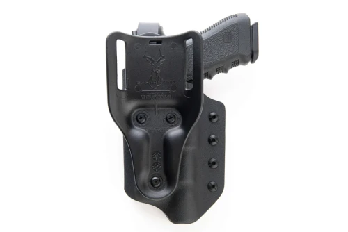 FN 510/545 Tactical Level 2 Duty Holster, custom Kydex — sight channel detail